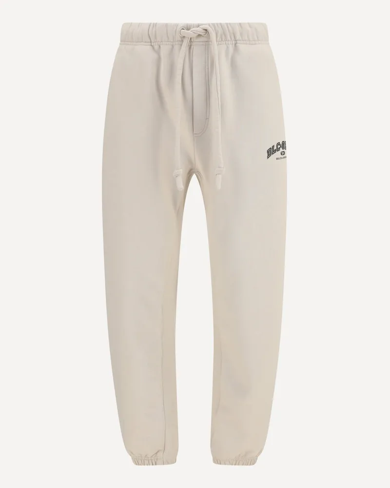 Dolce & Gabbana Jersey jogging trousers Male Beige