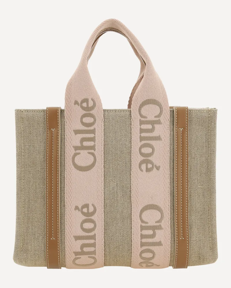 Chloé Woody Handbag Female Beige