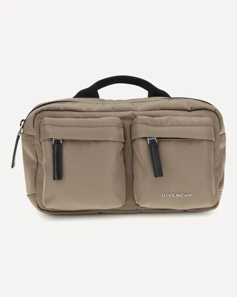 Givenchy Essential U canvas Fanny Pack Male Beige