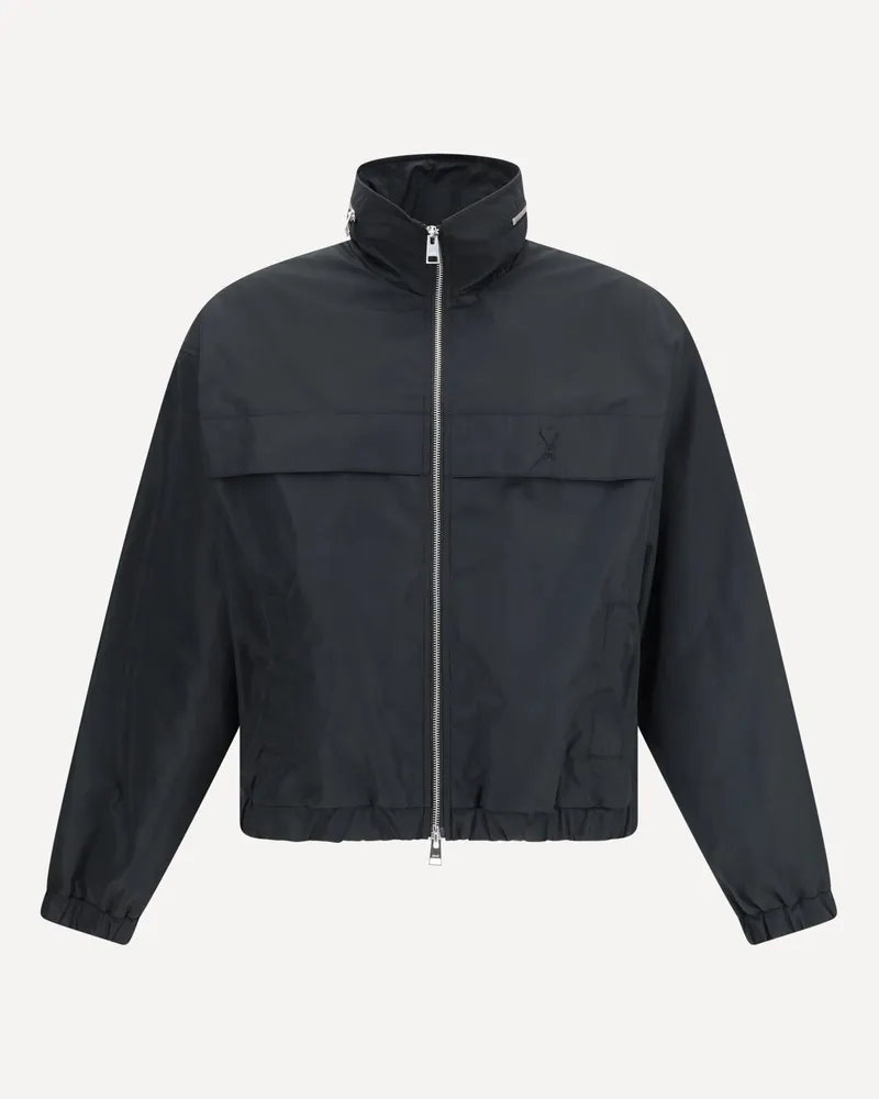 AMI Paris Ami de Coeur Windbreaker Male Black
