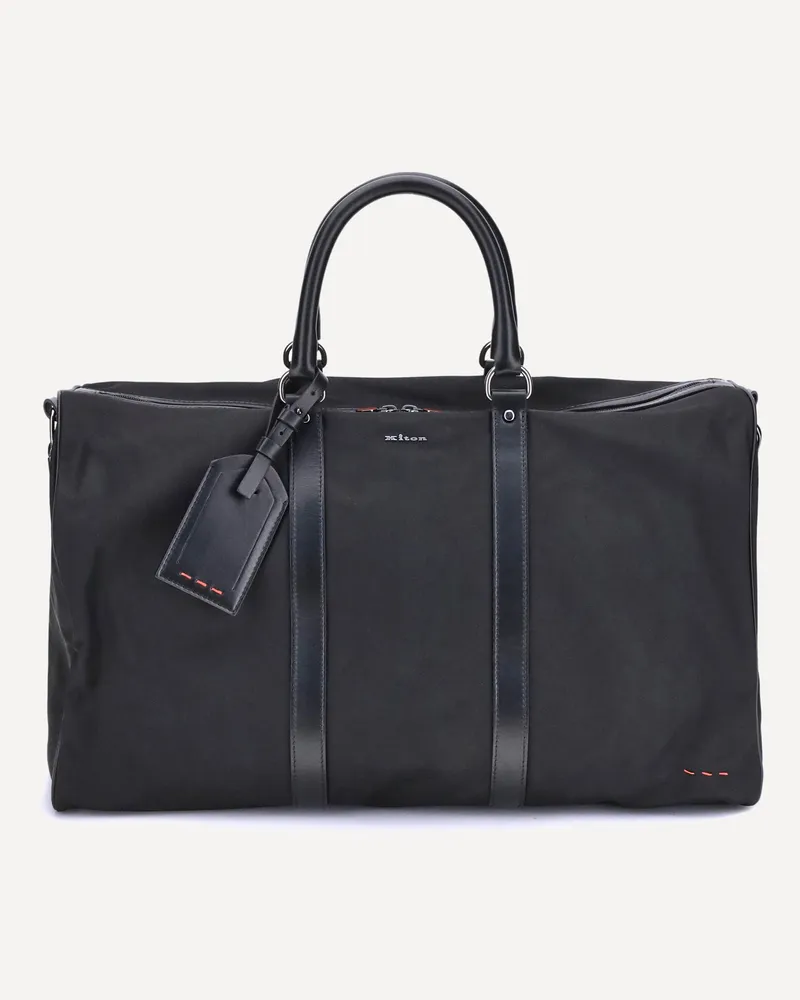 Kiton Travel Bag Male Black