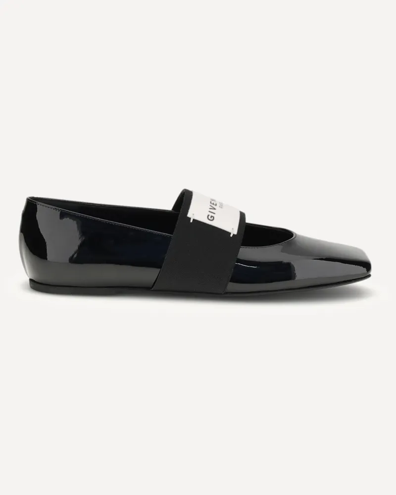 Givenchy Patent-leather Squared Ballerinas Female Black
