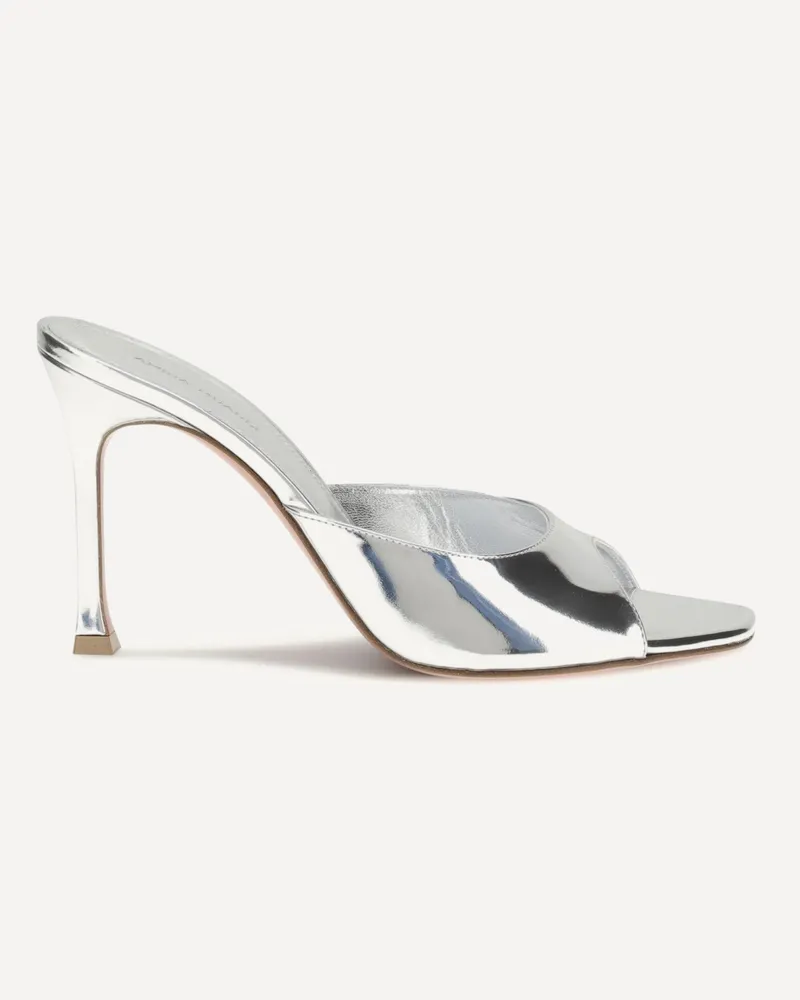 Amina Muaddi Alexa slipper Sandals Female Silver