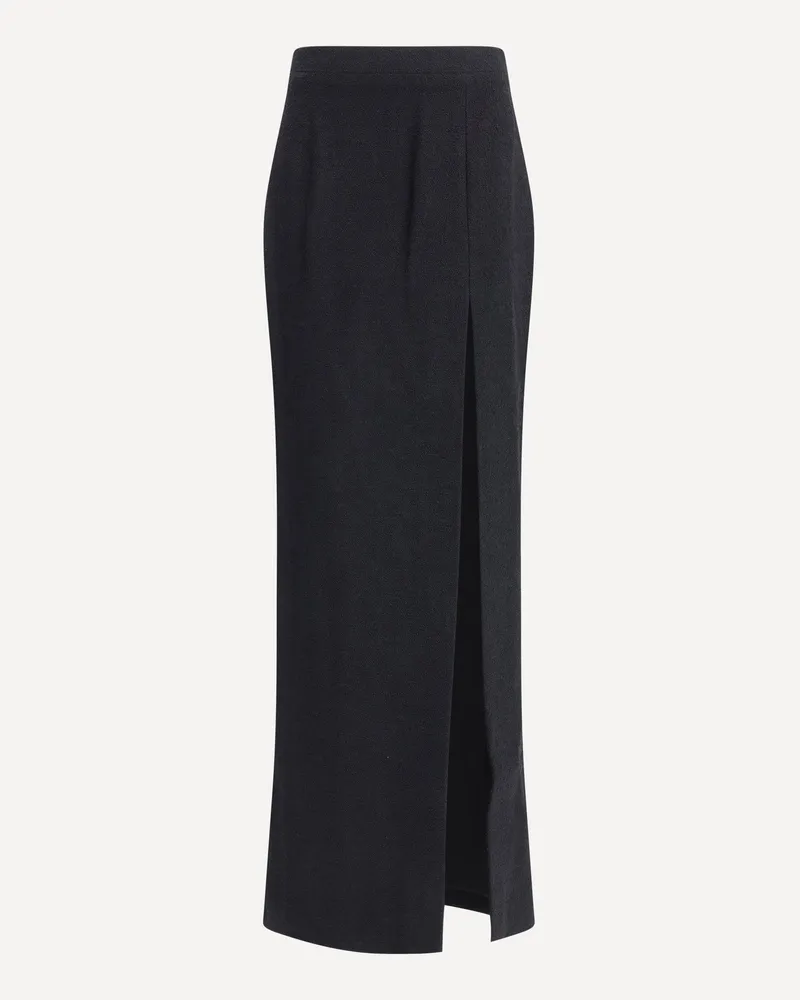 Alessandra Rich Tweed long Skirt Female Black