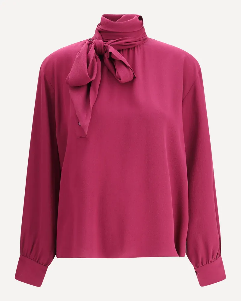 Prada Silk Blouse Female Purple