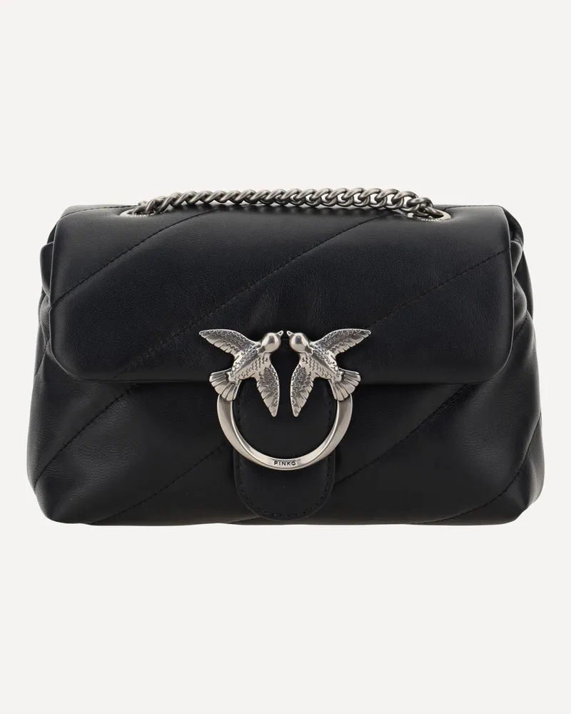 Pinko Love Mini Puff Shoulder Bag Female Black