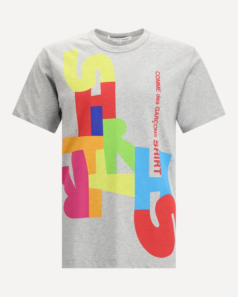 Comme des Garçons Multicolor print T-shirt Male Grey
