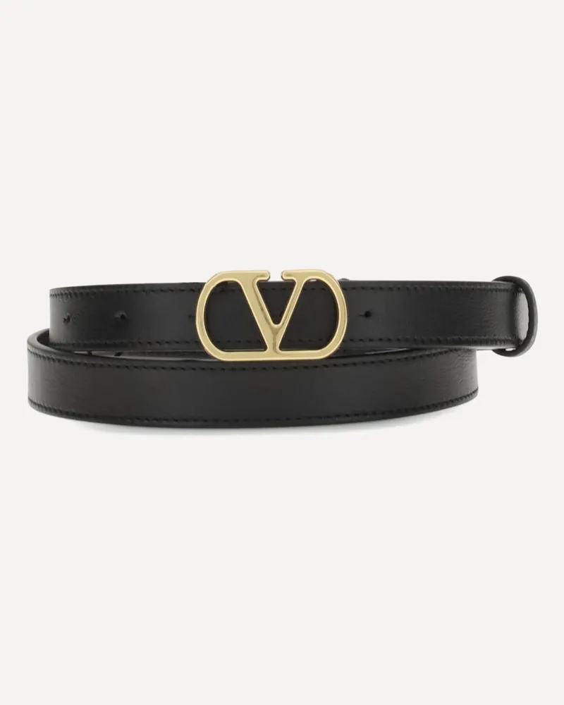 Valentino Garavani VLogo Belt Female Black