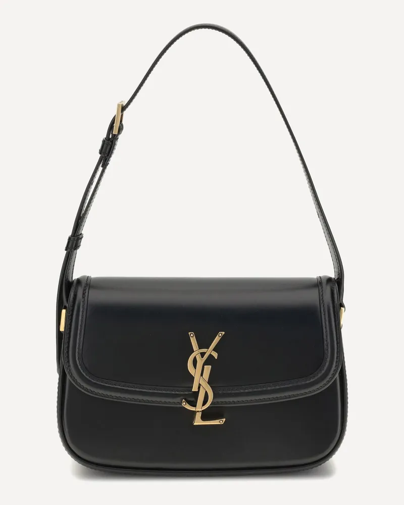 Saint Laurent Solferino mini Shoulder Bag Female Black