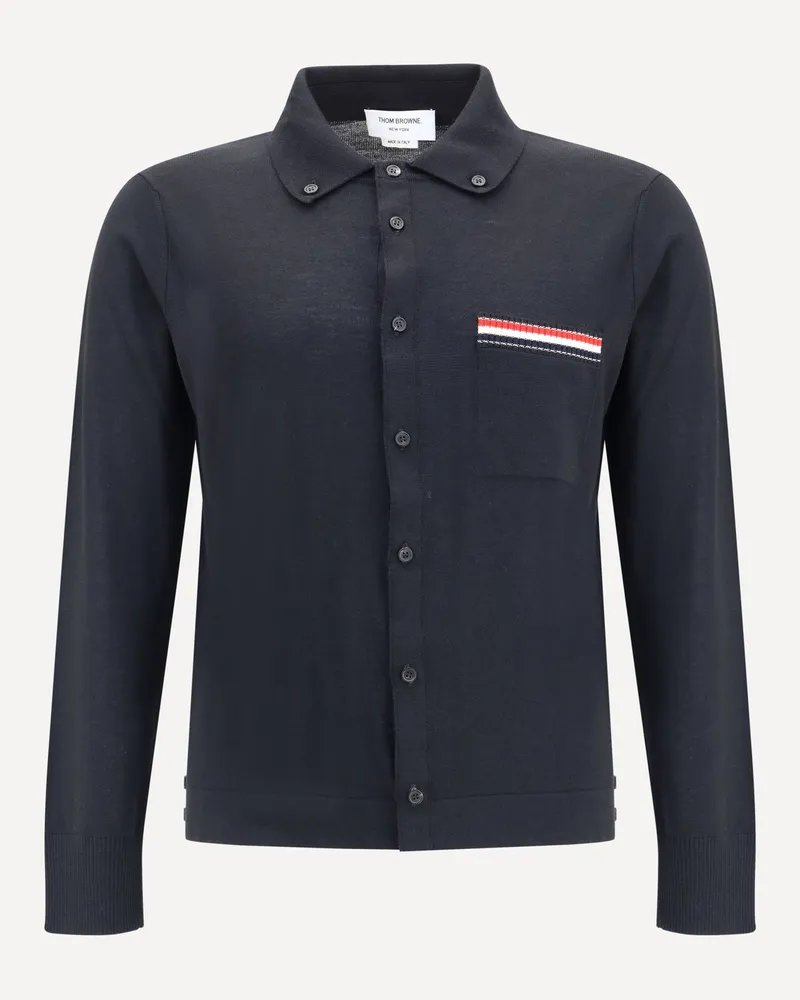 Thom Browne Virgin wool Cardigan Male Black