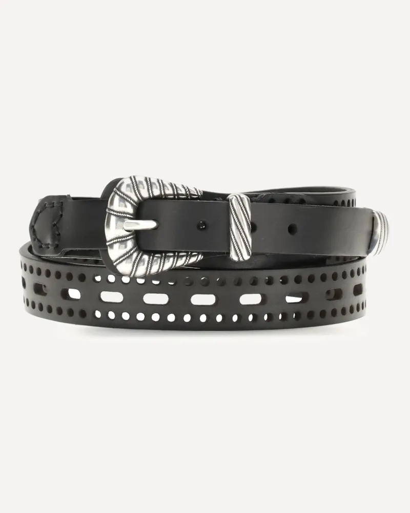 Etro Leather Belt Female Black