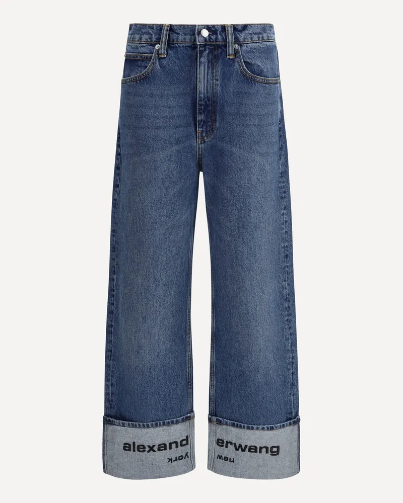 Alexander Wang Straight Jeans Female Blue