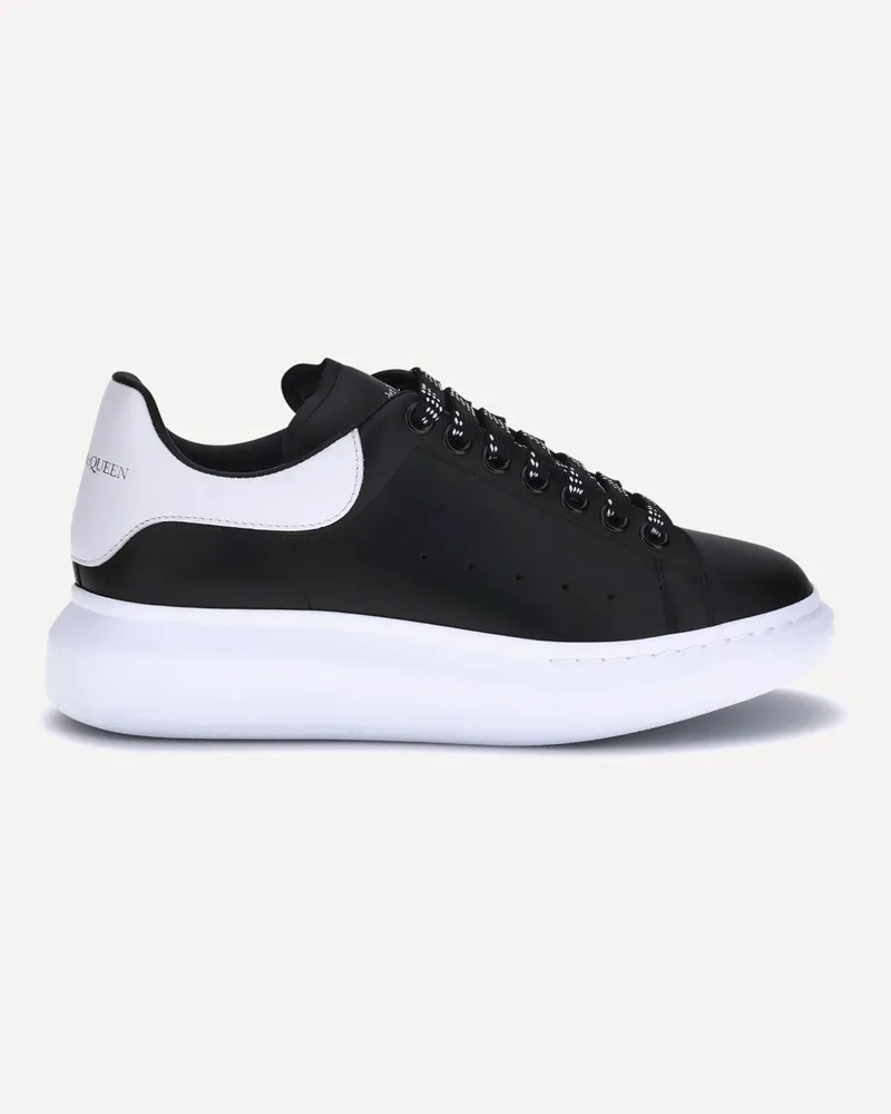 Alexander McQueen Leather Sneakers Male Black