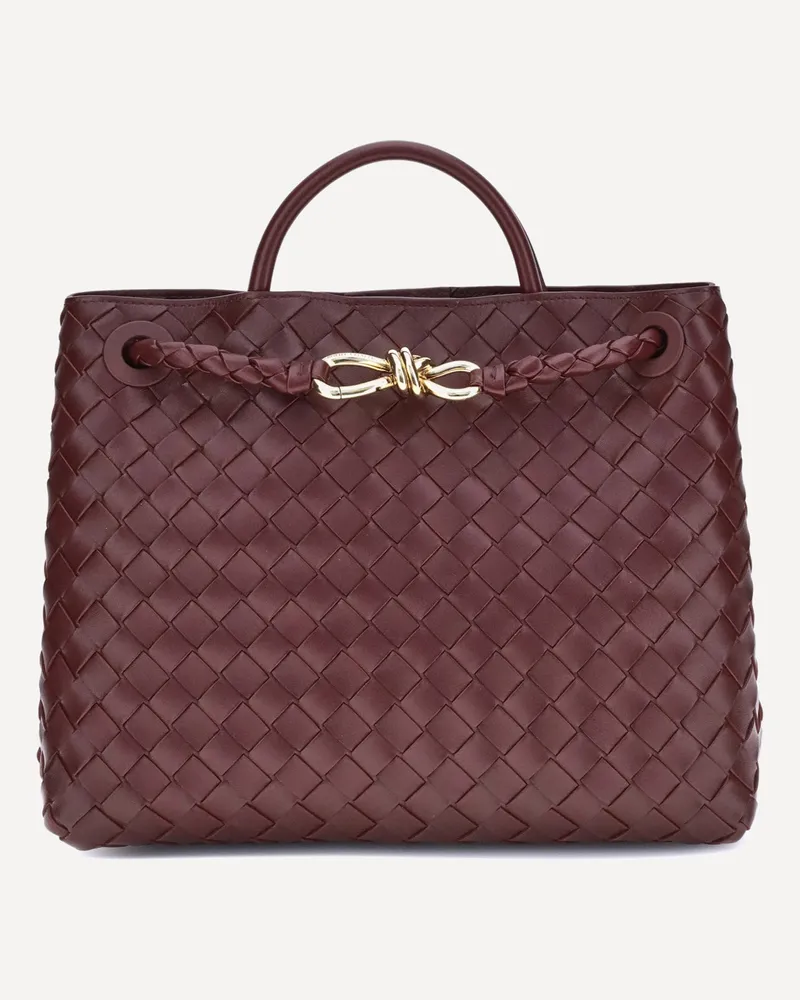 Bottega Veneta Andiamo Shoulder Bag Female Brown