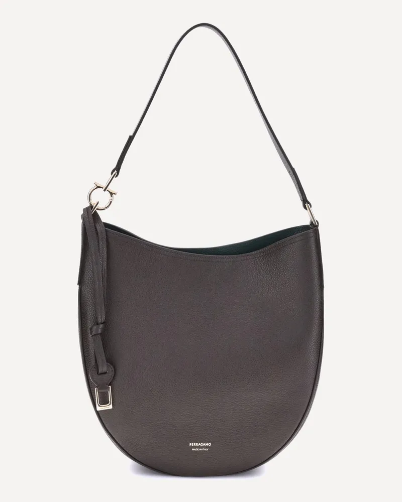 Ferragamo North-South Shoulder Bag Female Brown