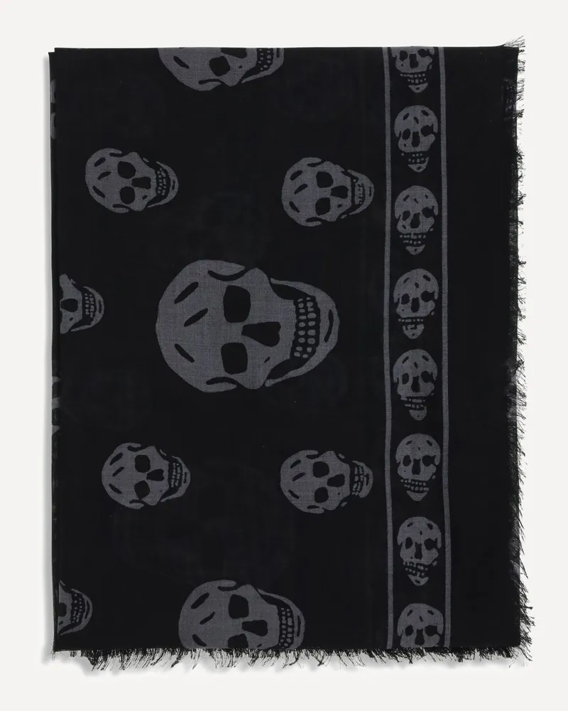 Alexander McQueen Skull Scarf Male Black
