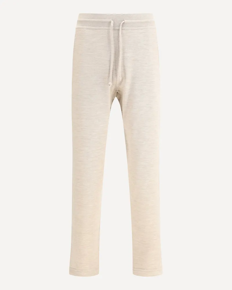 Loro Piana Straight-leg Wool Trousers Male Beige