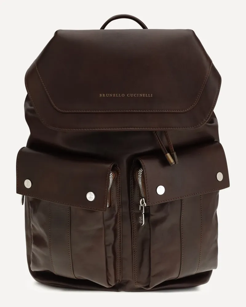 Brunello Cucinelli Backpack Male Brown