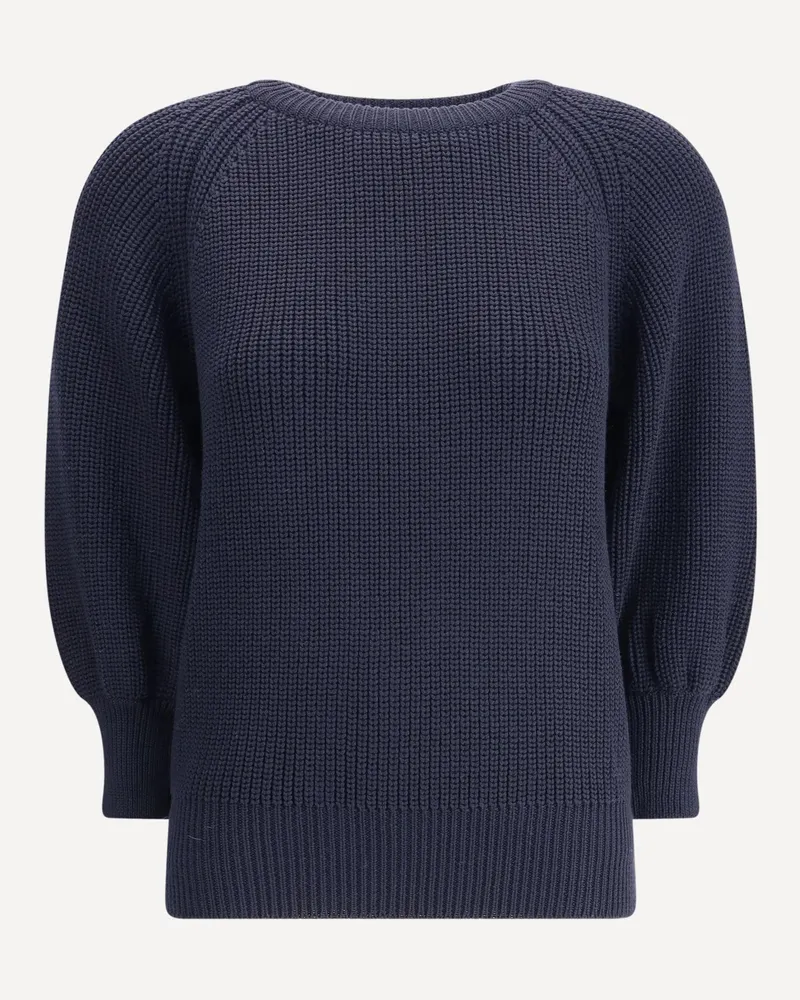 Ella Merino wool Sweater Female Blue