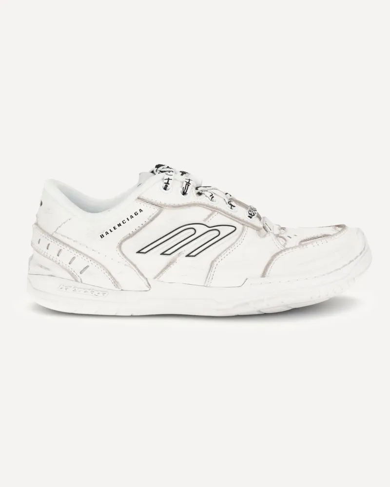 Balenciaga Hamptons Worn-out Sneakers Female White