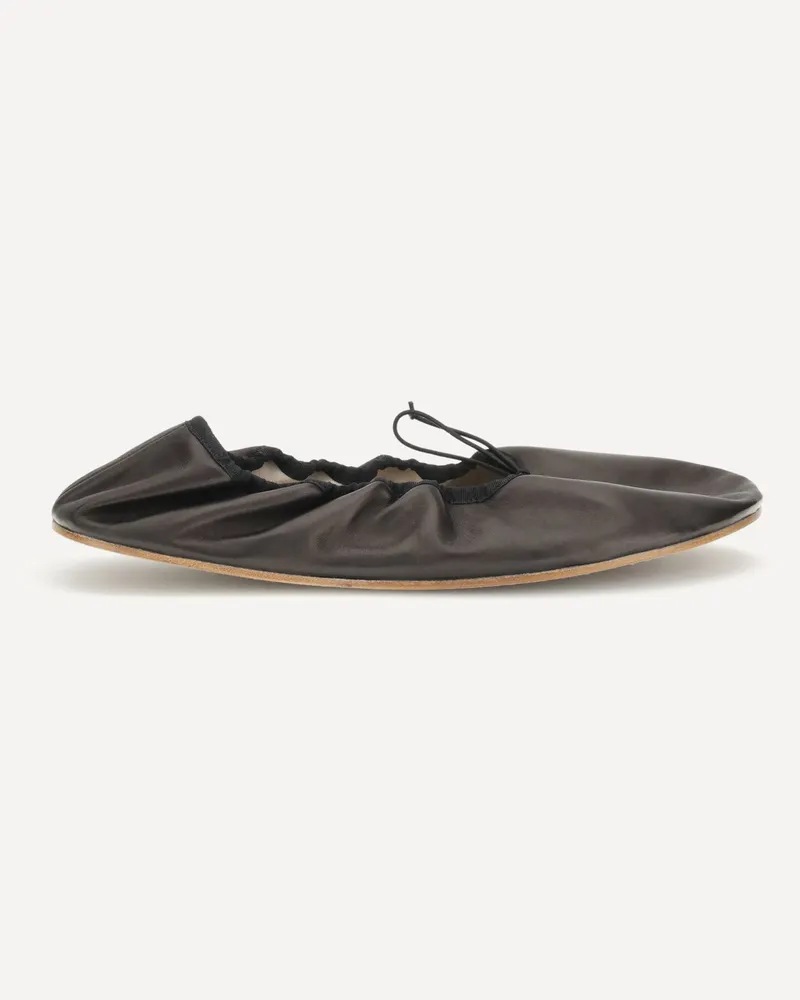 The Row Rounded Ballerinas Female Black