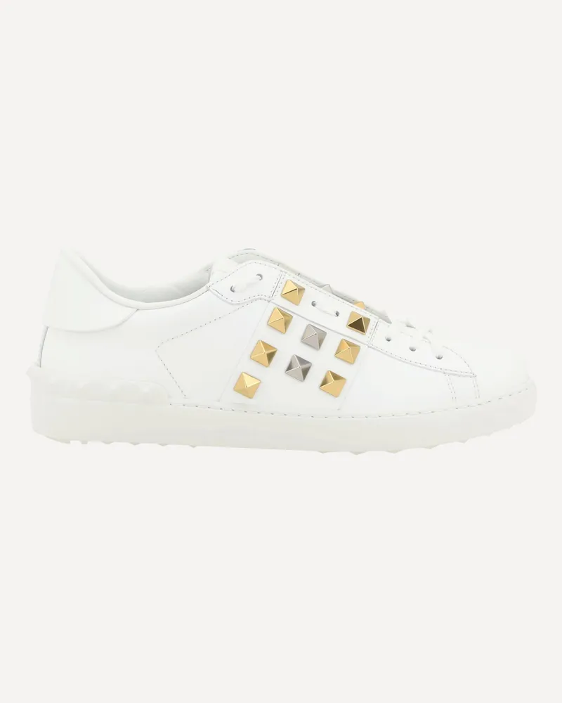 Valentino Garavani Rockstud Sneakers Male White