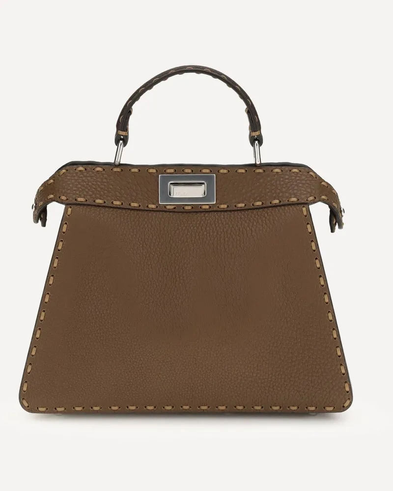 Fendi Peekaboo ISeeU small Handbag Female Brown