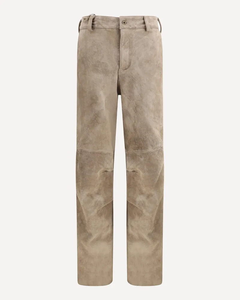 Salvatore Santoro Suede Pants Female Beige