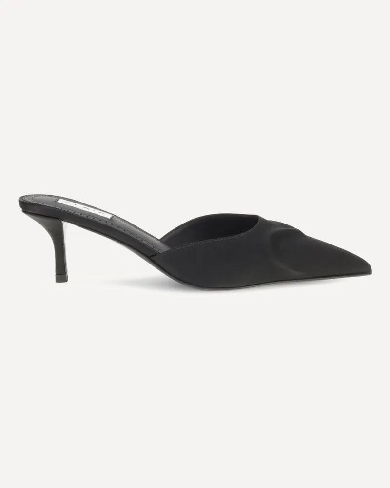 Alaïa Le Coeur 3D satin Mules Female Black
