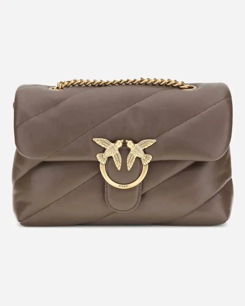Pinko Love Classic Shoulder Bag Female Brown