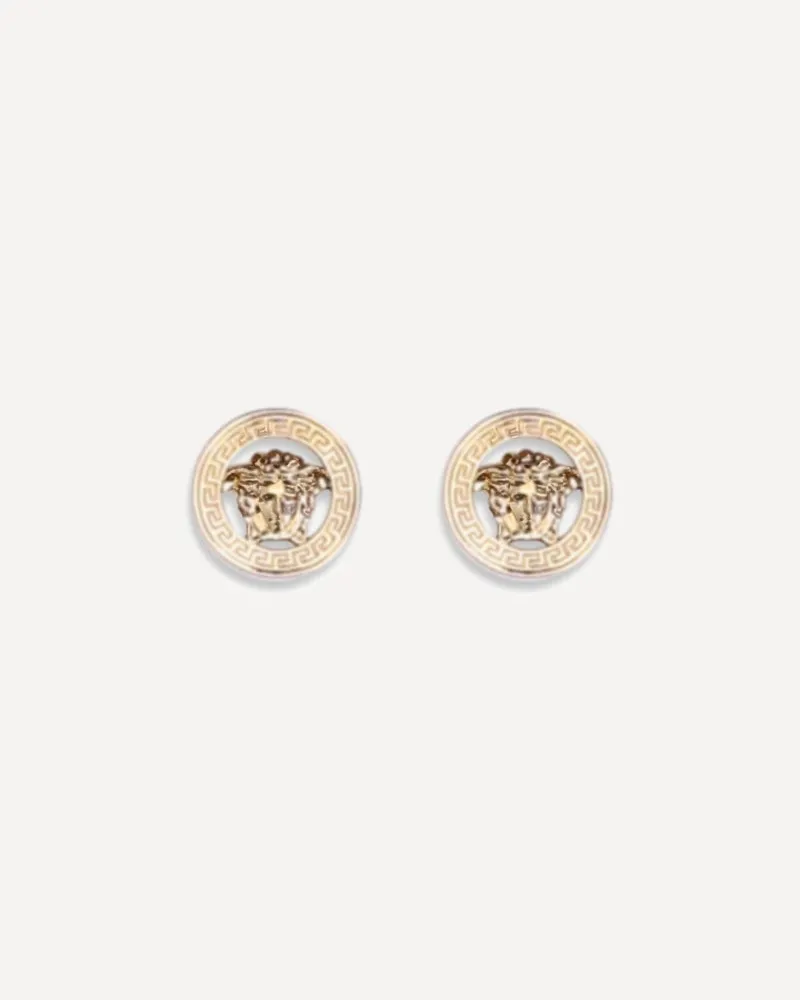 Versace Medusa stud Earrings Female Gold