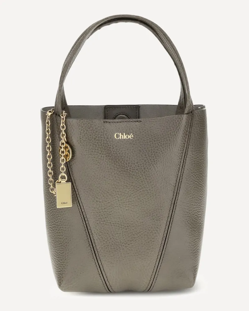 Chloé Spin Shoulder Bag Female Grey