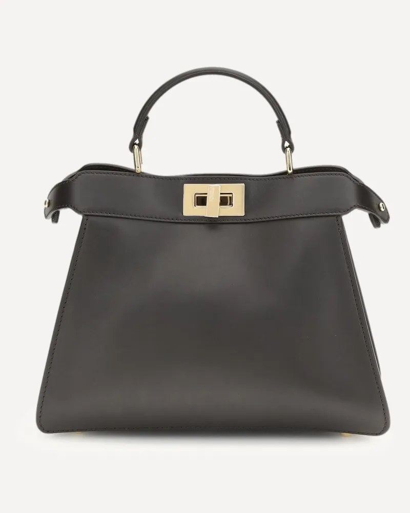 Fendi Peekaboo ISeeU small Handbag Female Brown
