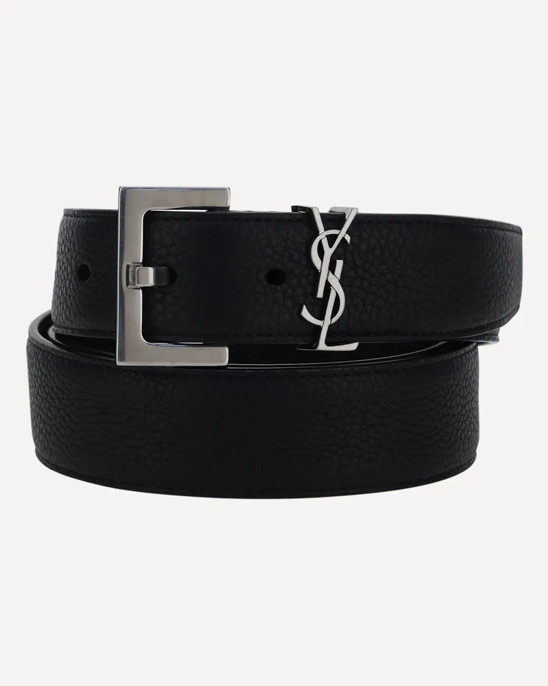 Saint Laurent Belt Male Black