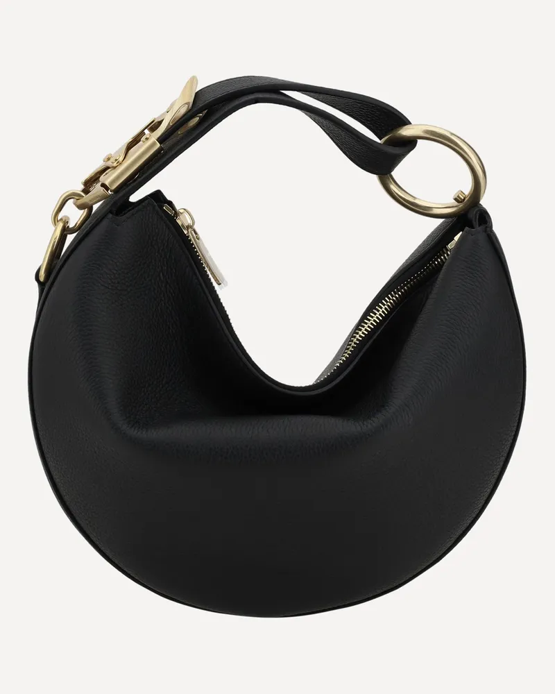 Burberry Leather Handbag Female Black