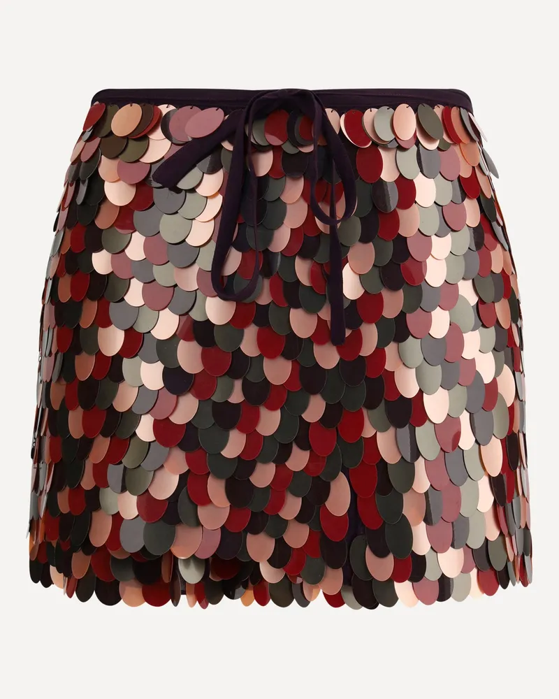 Dries van Noten Maxi sequined Miniskirt Female Pink