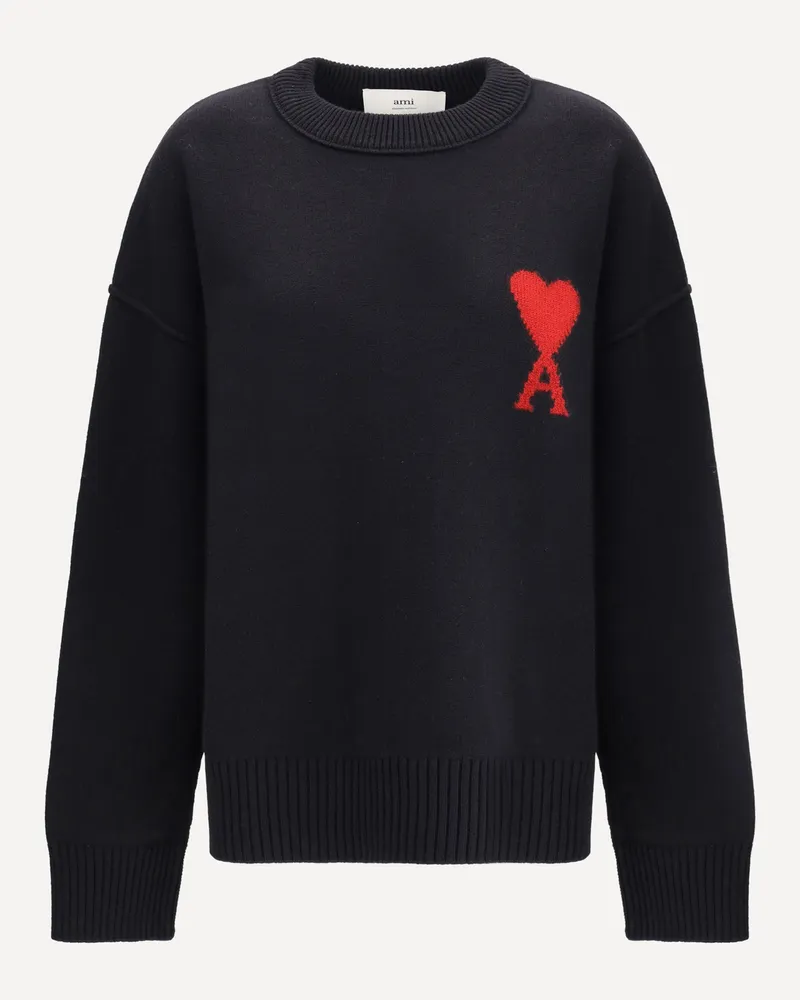 AMI Paris Ami De Coeur Sweater Female Black