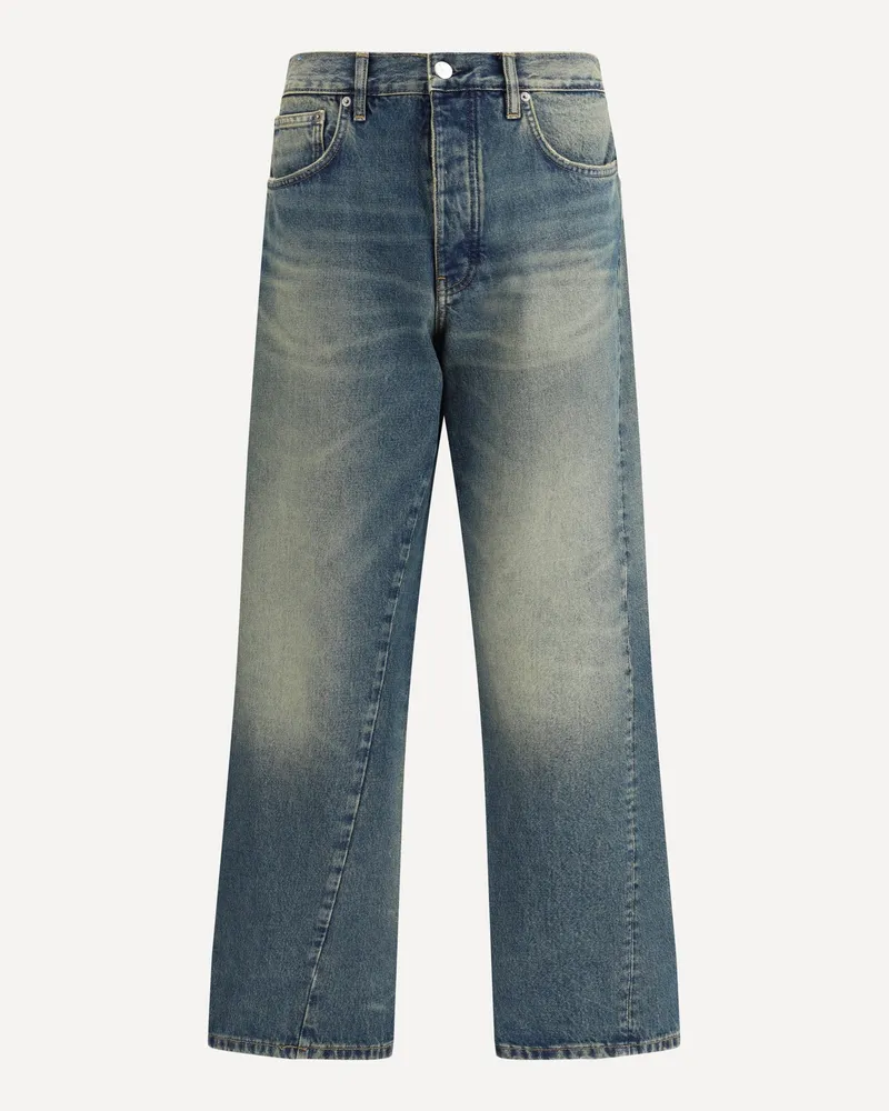 Sunflower Wide Twist Jeans Male Blue