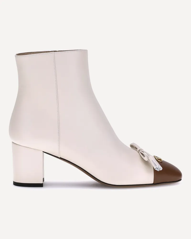 Valentino Garavani Valet Du Roi Bootie Female Cream