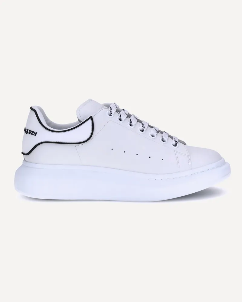 Alexander McQueen Leather Sneakers Male White