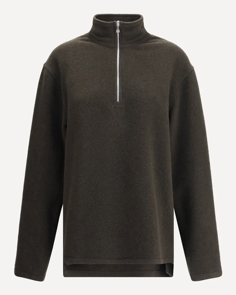 Rier Suede Wool Pile athletic Jacket Female Green