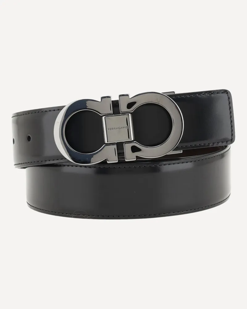 Ferragamo Reversible Belt Male Black