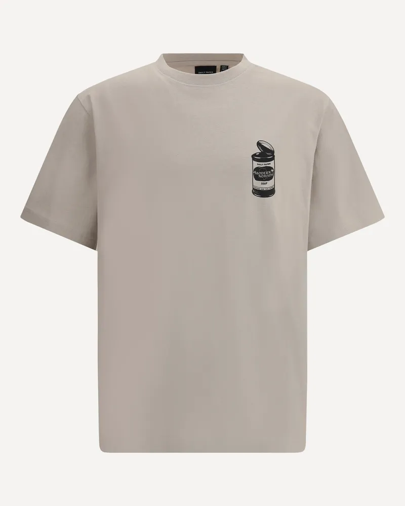 Daily Paper T-shirt whit maxi print Male Beige