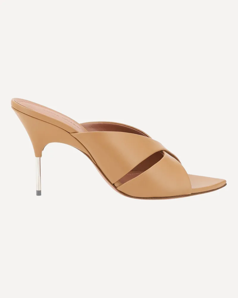 Amina Muaddi Samantha sabot Sandals Female Beige