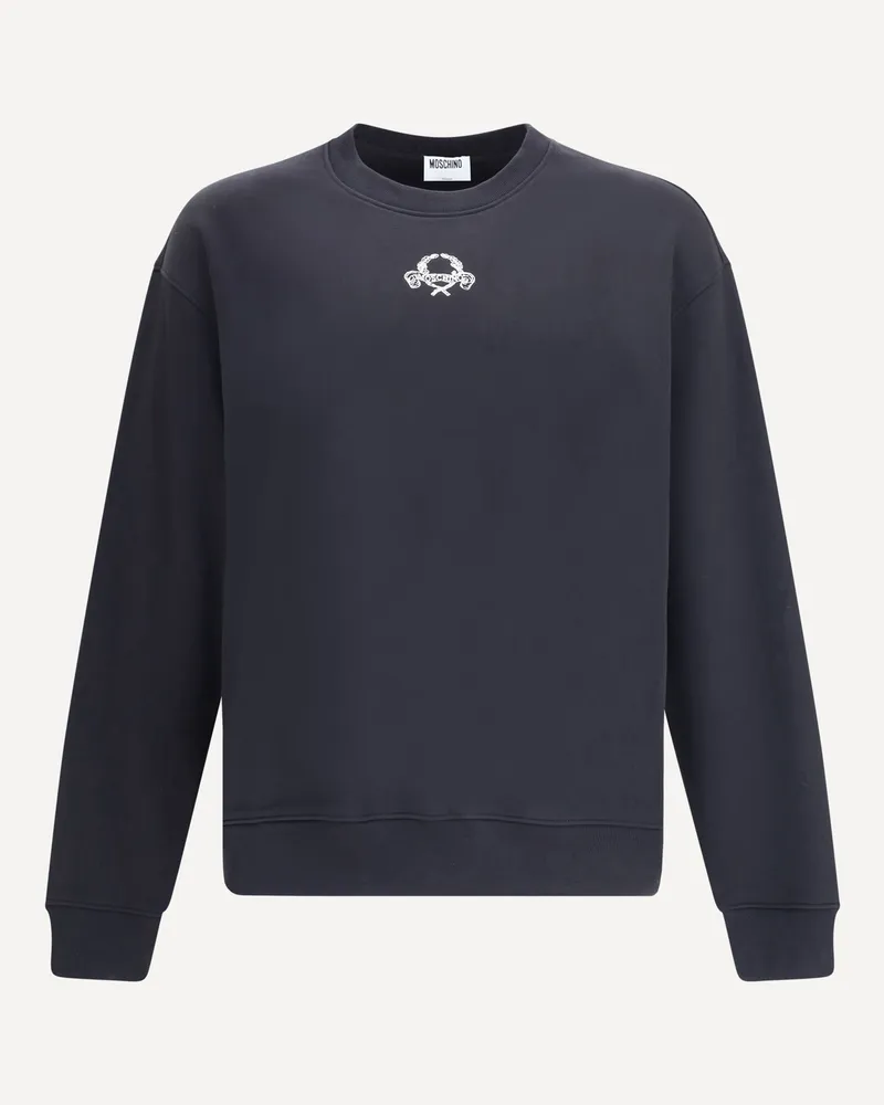 Moschino Cotton Sweatshirt Male Black