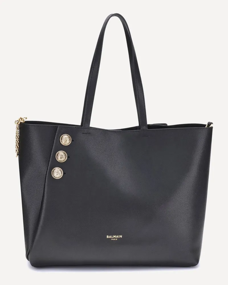 Balmain Emblème Tote Bag Female Black