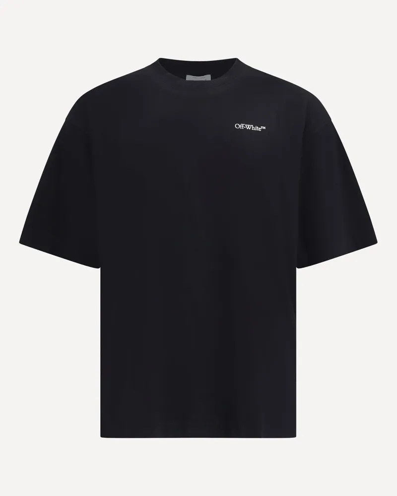 OFF-WHITE Scribble Diag Boxy T-Shirt Male Black