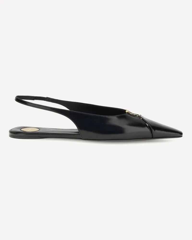 Saint Laurent Babylon Ballerinas Female Black
