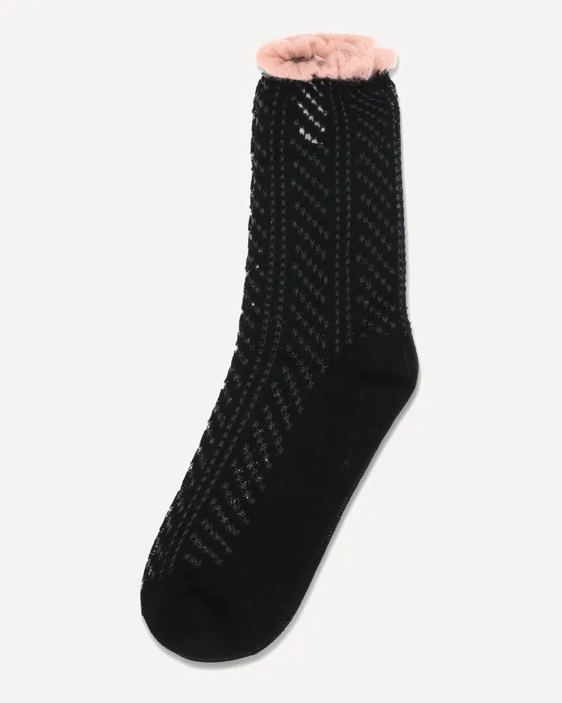 forte_forte FORTE_FORTE Perforated design Socks Female Black