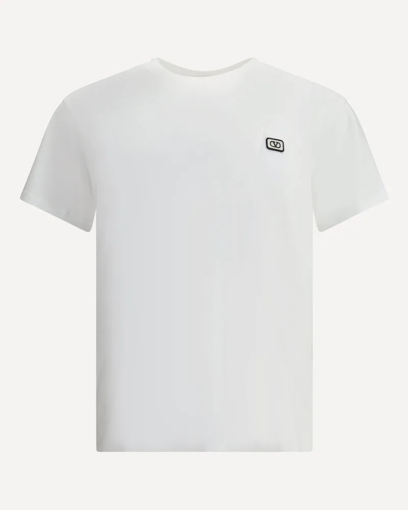 Valentino Garavani Logoed T-Shirt Male White